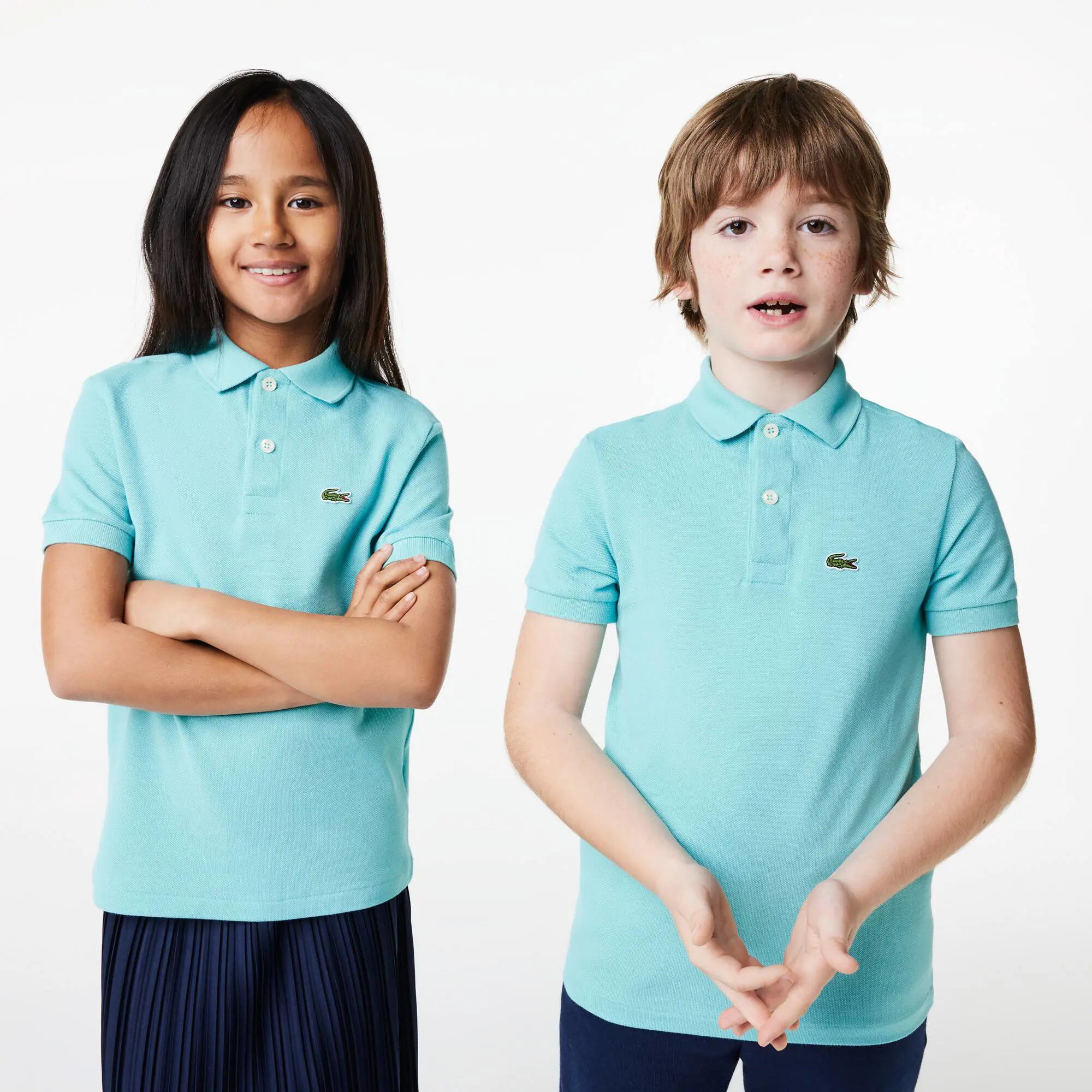 Lacoste Regular Fit Lacoste-Kinder-Polo aus Petit Piqué. 1