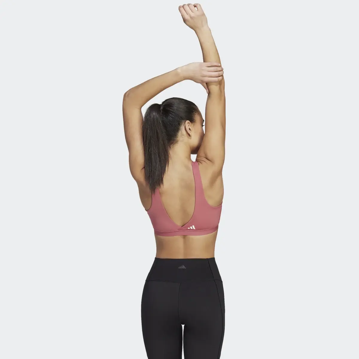 Adidas Yoga Essentials Studio Light-Support Nursing Bra. 3