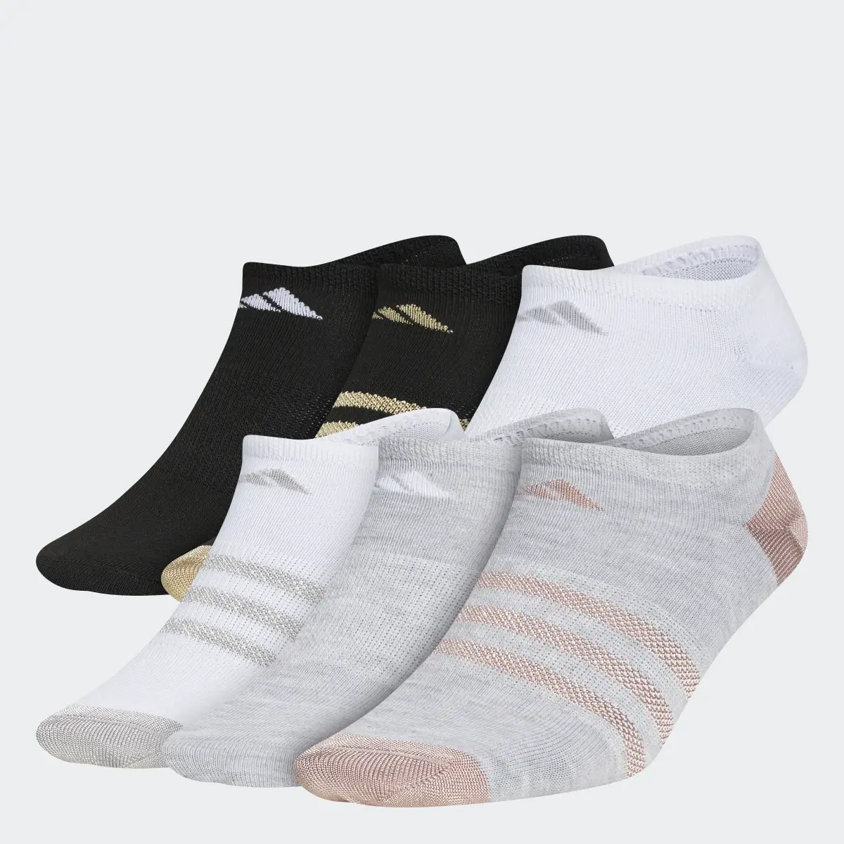 Adidas Superlite No-Show Socks 6 Pairs. 1