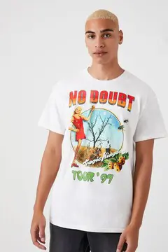 Forever 21 Forever 21 No Doubt Graphic Tee White/Multi. 2