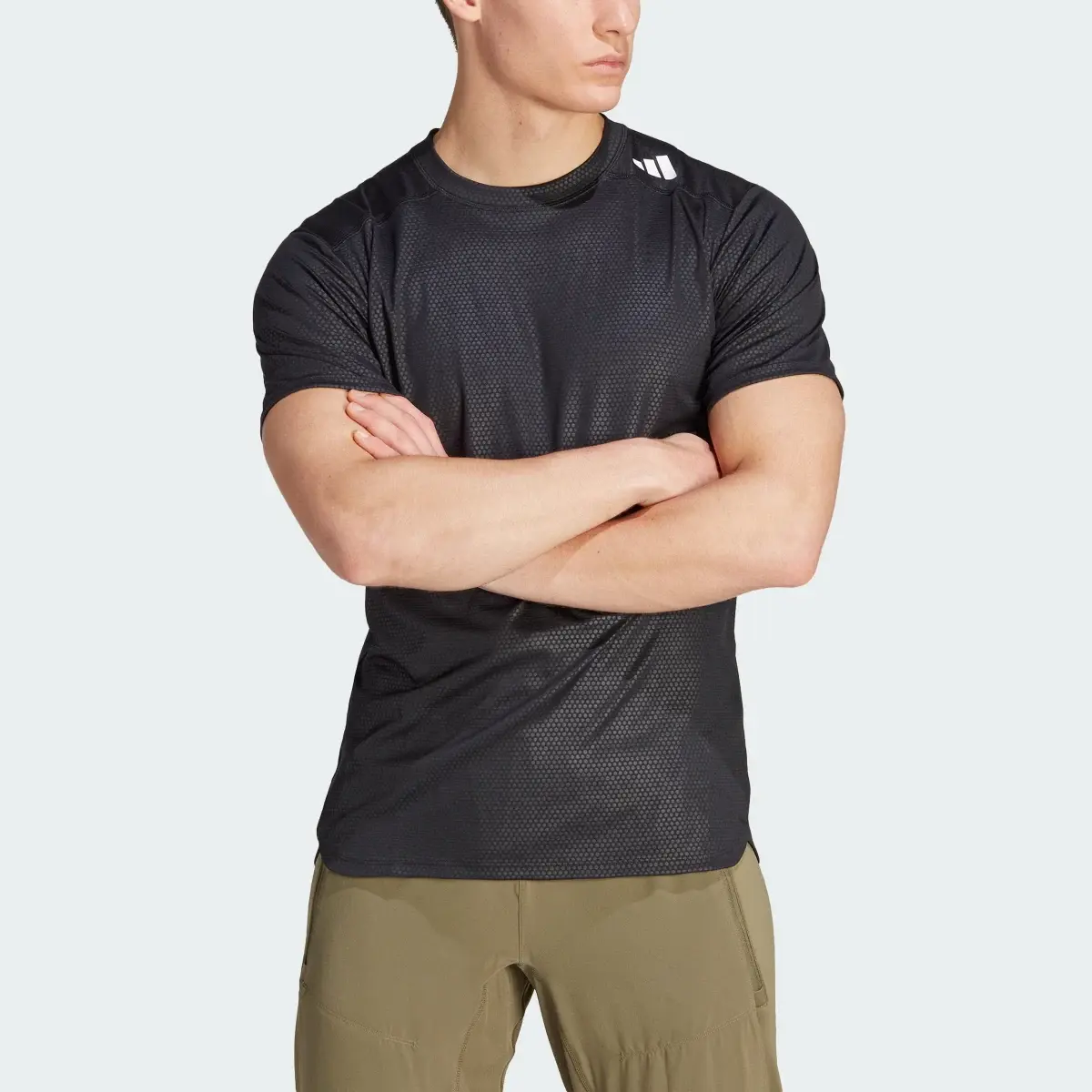 Adidas D4T Strength Workout T-Shirt. 1