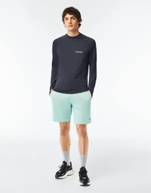 Men's Lacoste Organic Brushed Cotton Fleece Jogger Shorts