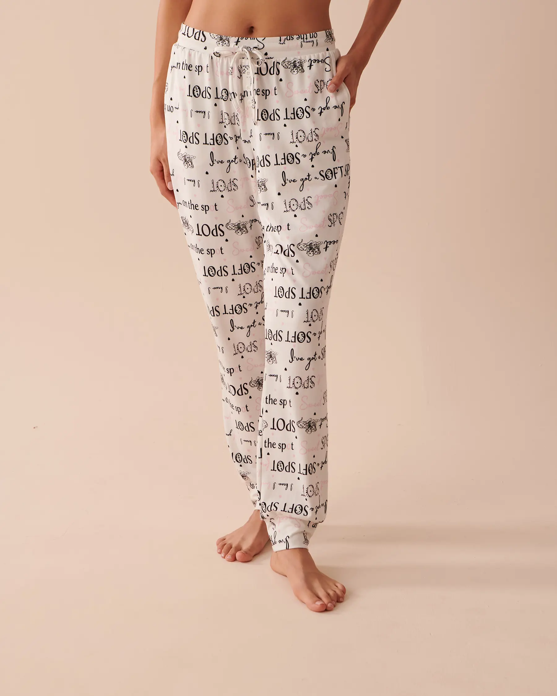 La Vie en Rose Dalmatians Super Soft Pajama Pants. 1