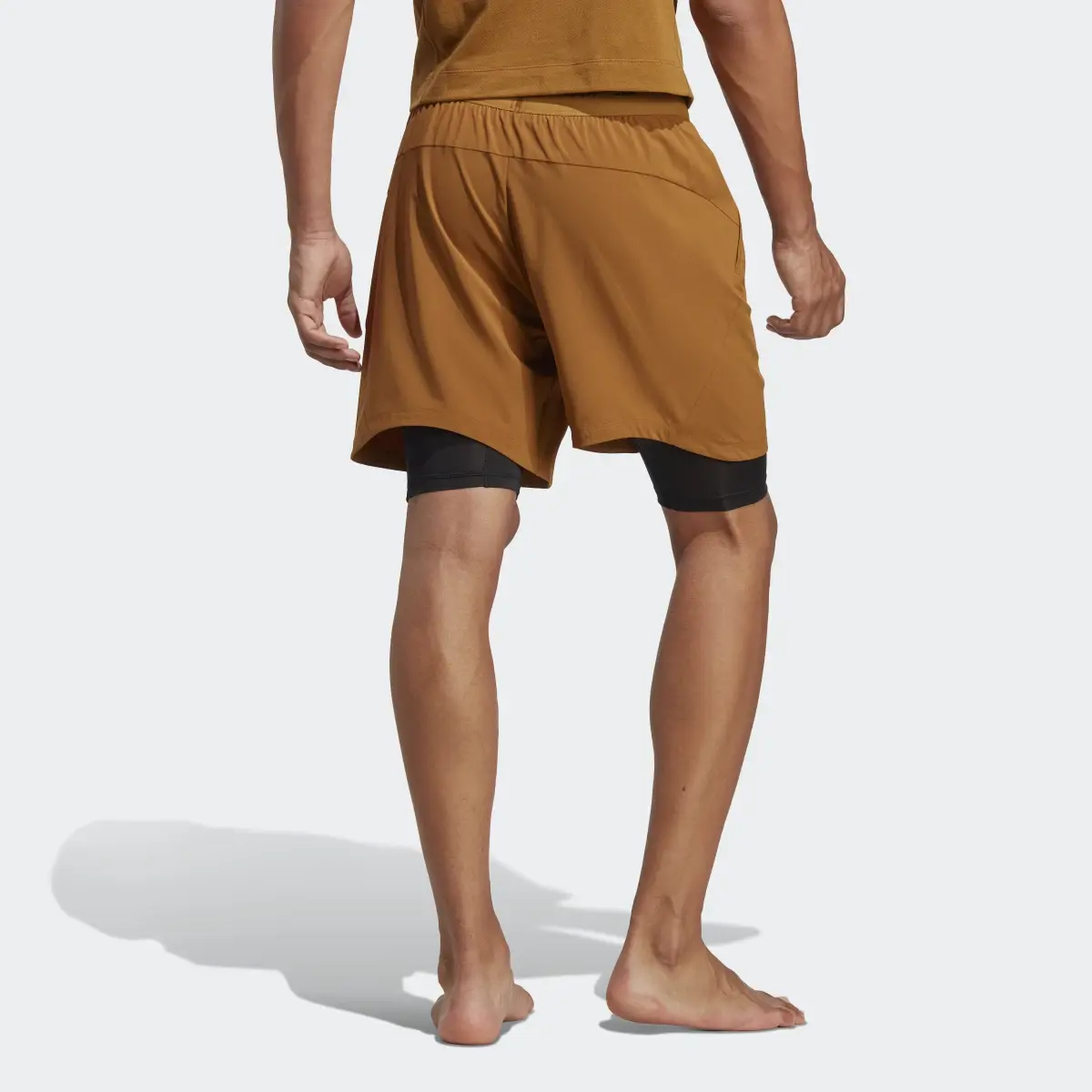 Adidas Yoga Training 2-in-1 Shorts. 2