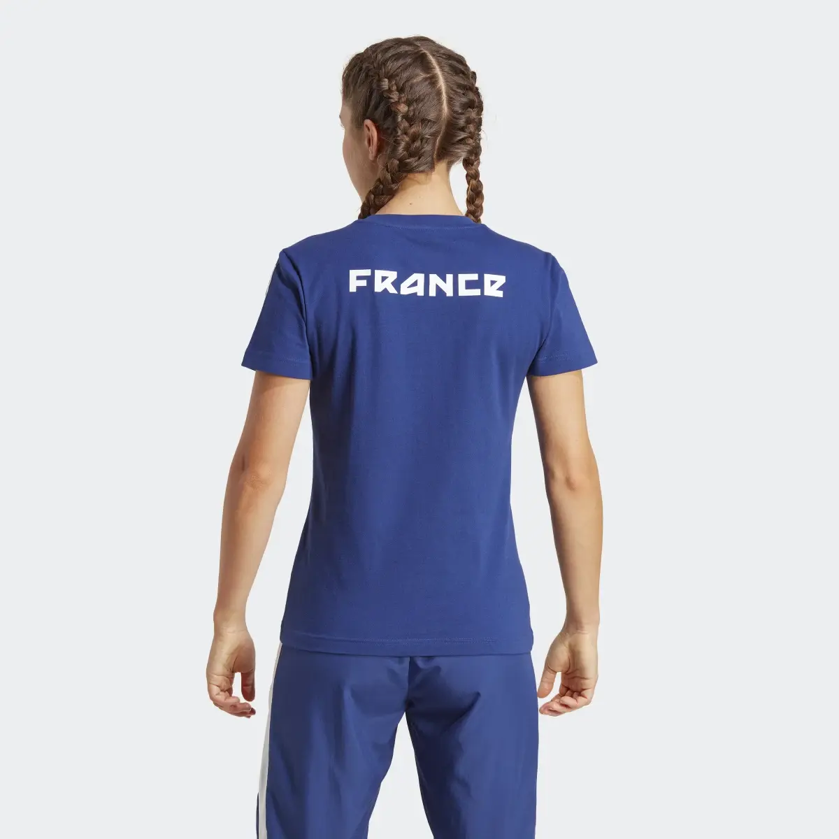 Adidas France Cotton Graphic T-Shirt. 3