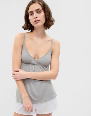 Maternity Modal Sleep Cami gray