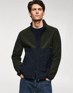 Combined fleece jacket
