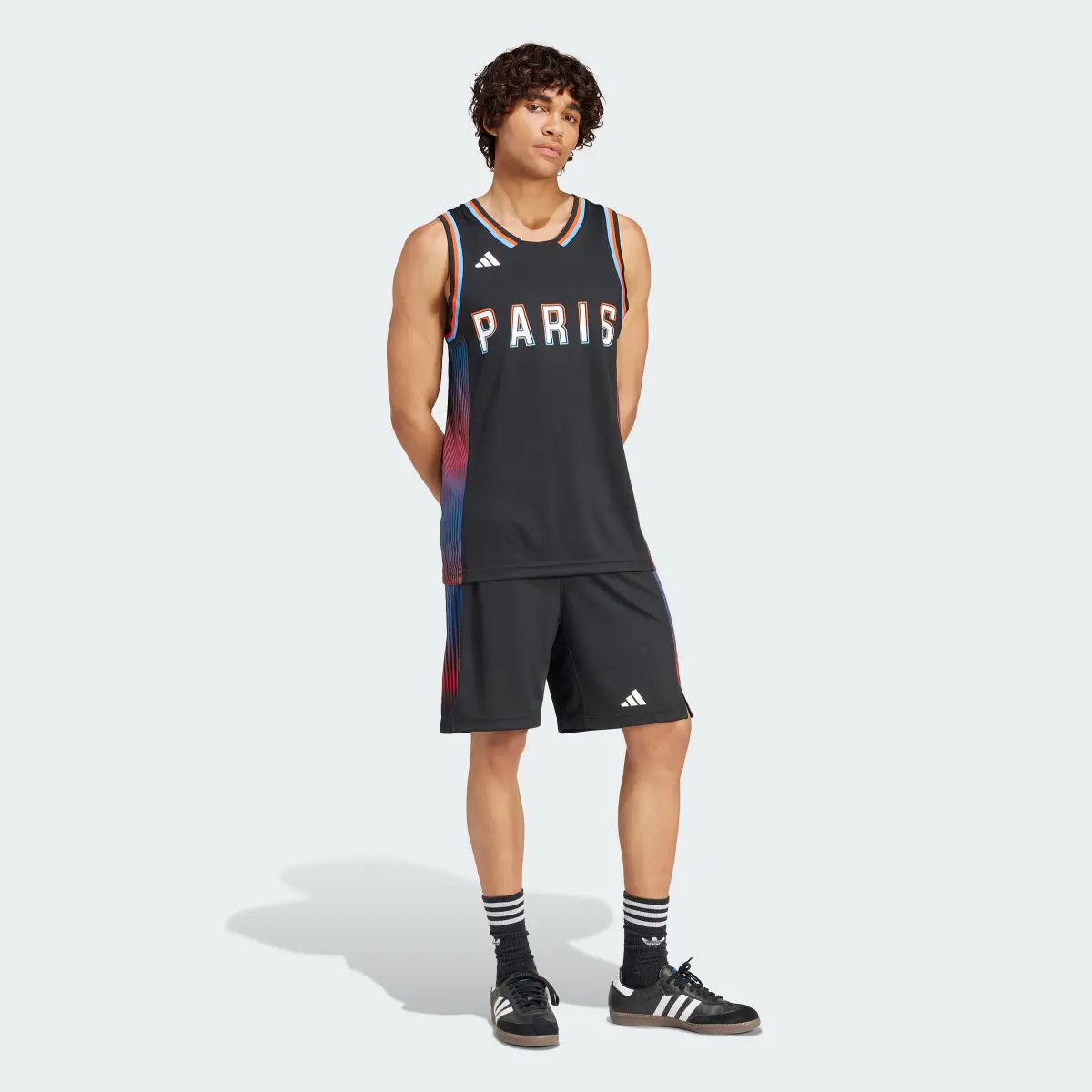 Adidas Short HEAT.RDY Paris Basketball. 3