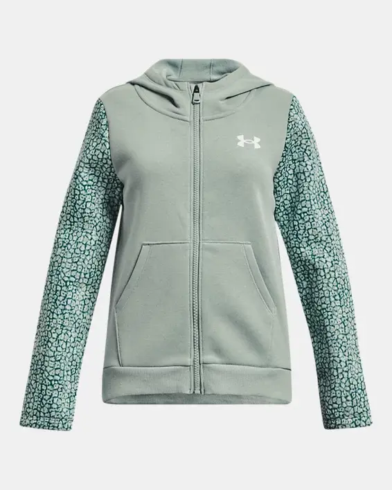 Under Armour Girls' UA Rival Fleece Full-Zip. 1