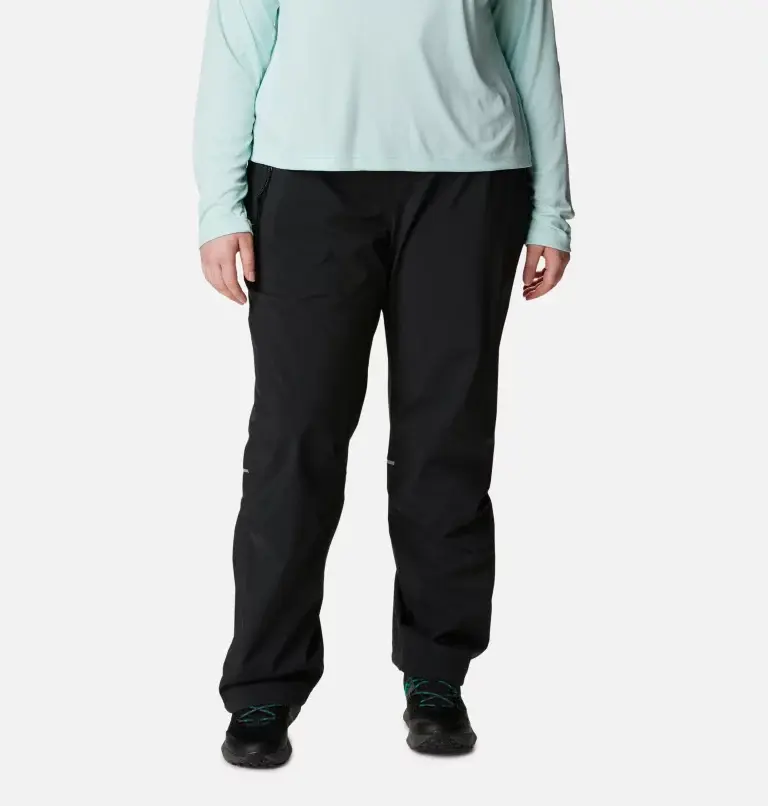 Columbia Women's Hazy Trail™ Rain Pants - Plus Size. 1