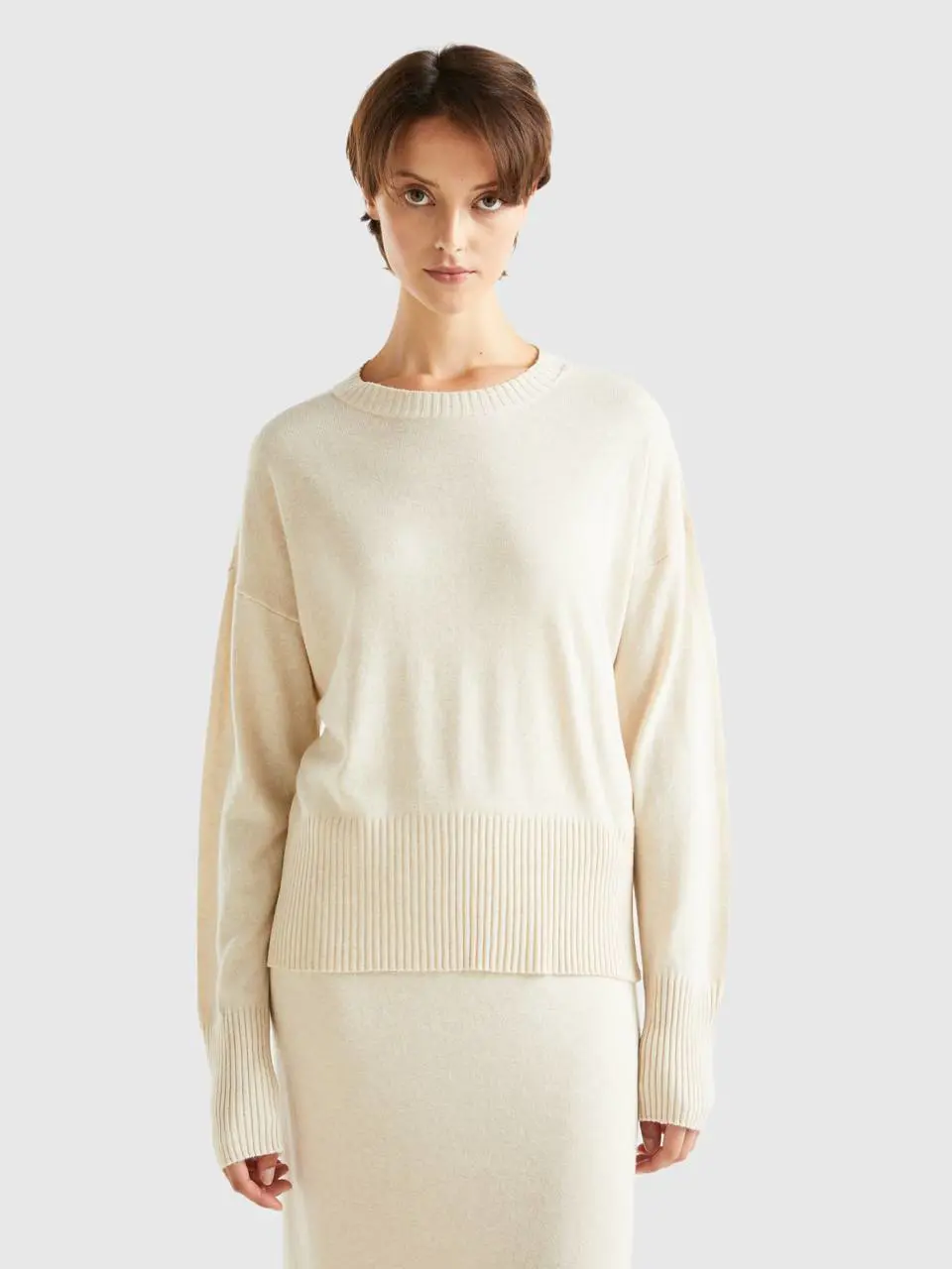 Benetton cashmere blend sweater. 1