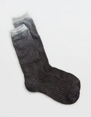 American Eagle Metallic Ombre Crew Socks. 1