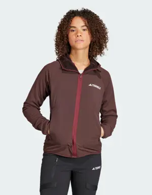 Adidas TERREX TECHROCK REVERSIBLE HIGH PILE FLEECE HOODED JACKET. 3 Adidas TERREX TECHROCK REVERSIBLE HIGH PILE FLEECE HOODED JACKET. 3