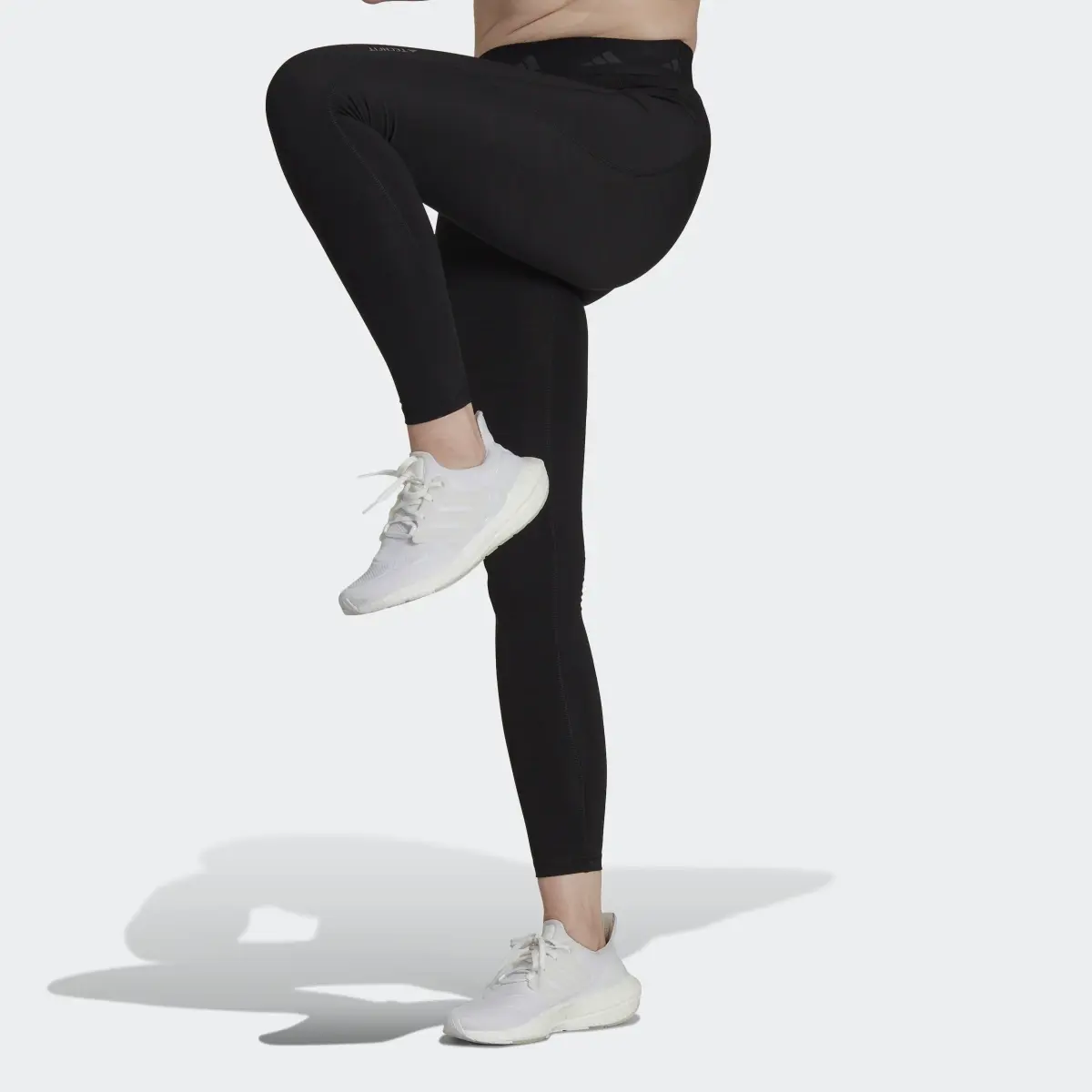 Adidas Techfit Brushed Full Length Leggings. 1