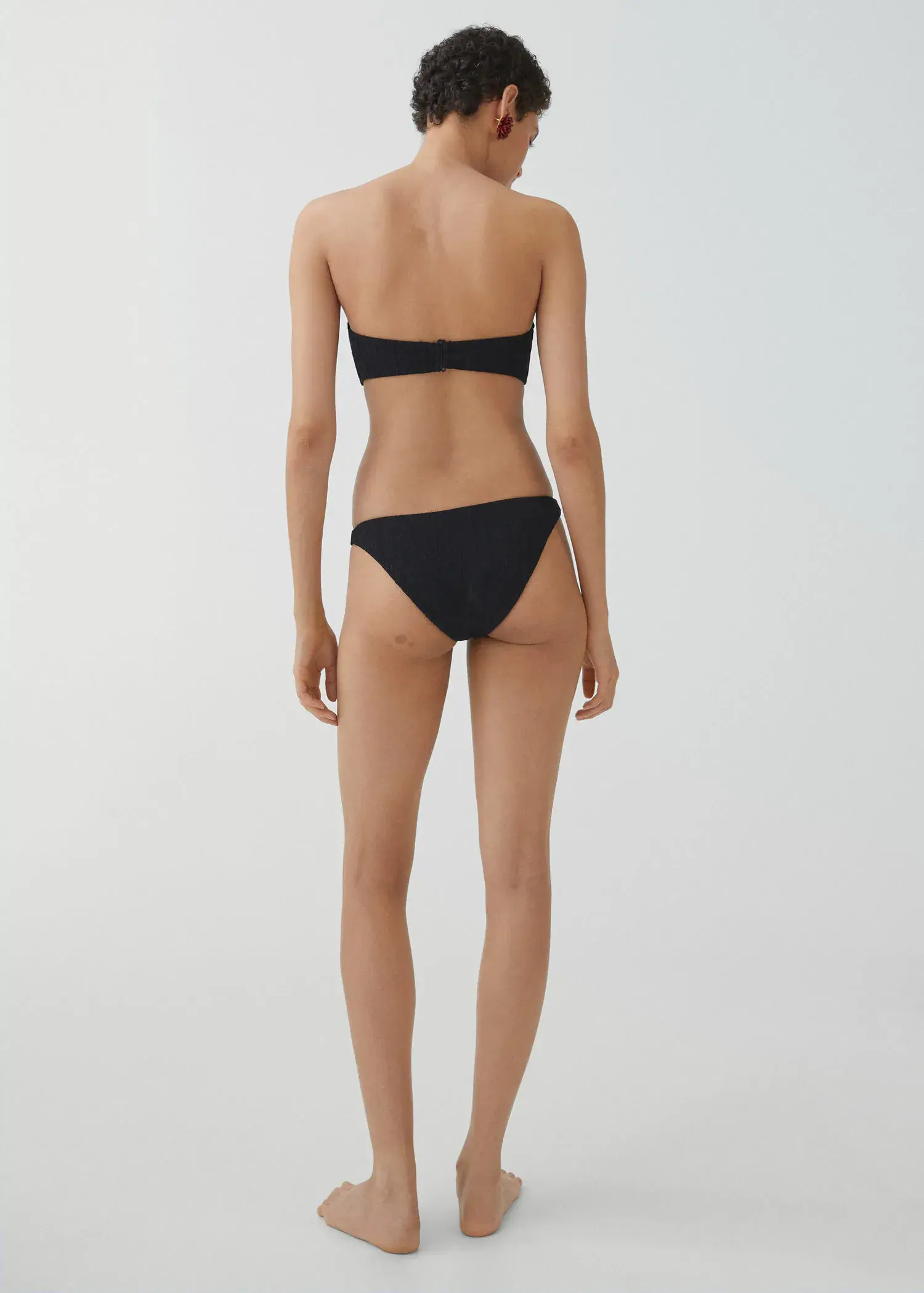 Mango Culotte bikini classique texturée. 3