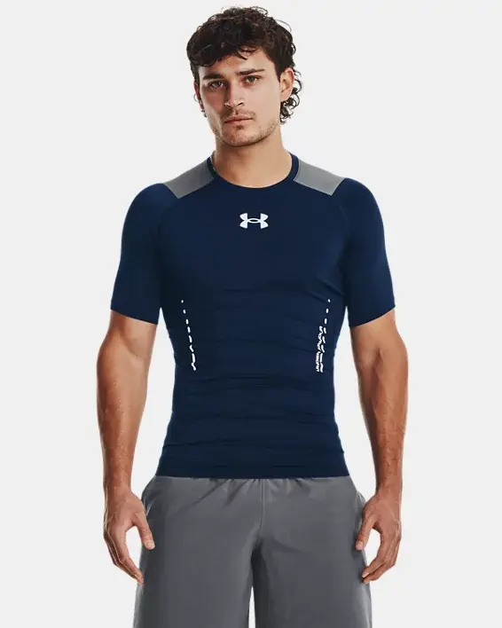 Under Armour Men's HeatGear® Vent Compression Short Sleeve. 1