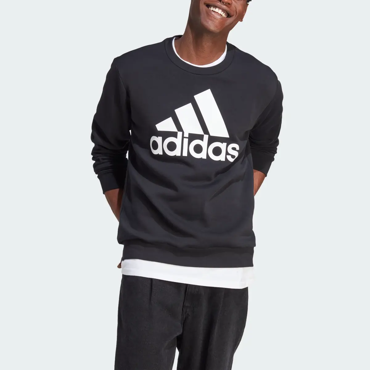 Adidas Sudadera Essentials Fleece Big Logo. 1