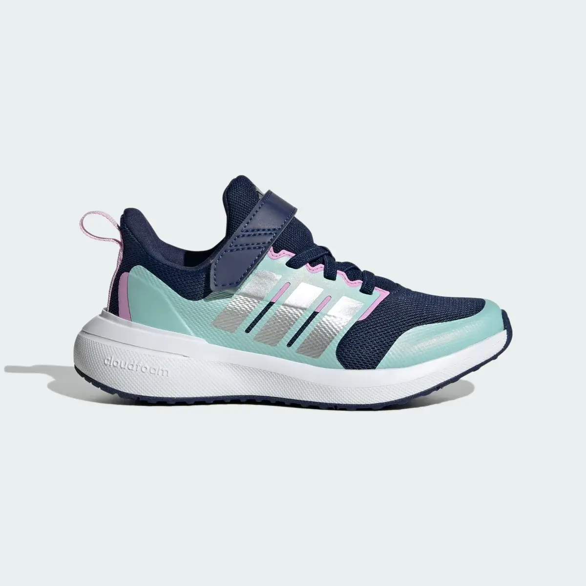 Adidas Chaussure à lacets élastiques et scratch FortaRun 2.0 Cloudfoam. 2