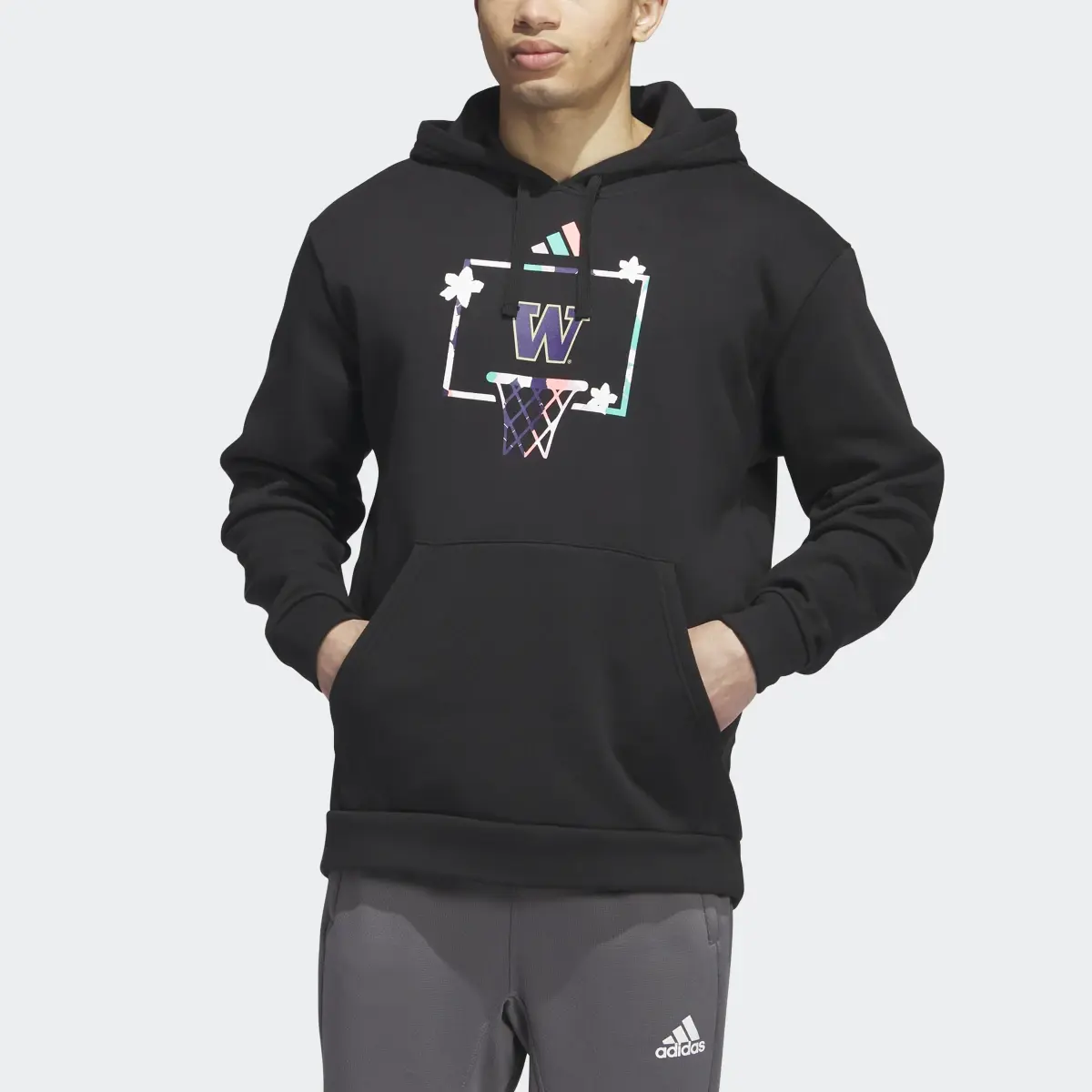 Adidas Huskies Fleece Hoodie. 1