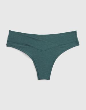 Breathe Crossover Thong green