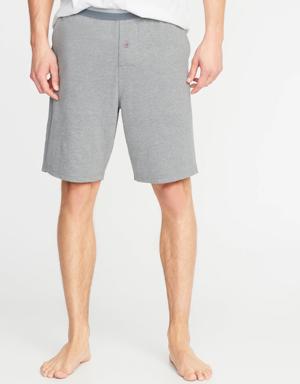 Jersey Pajama Shorts for Men -- 9-Inch Inseam gray