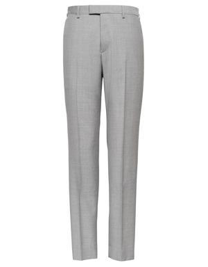 Slim Italian Wool Suit Pant gray