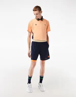 Pantaloni corti da uomo foderati Lacoste Sport Roland Garros Edition