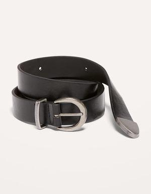 Faux-Leather Western Belt For Women (1-Inch)