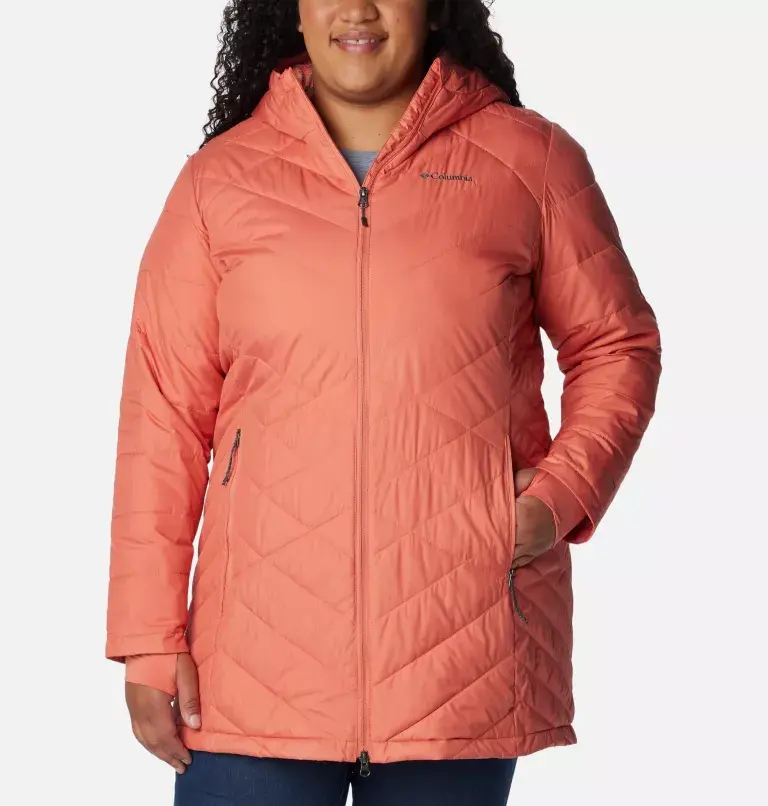 Columbia Women's Heavenly™ Long Hooded Jacket - Plus Size. 2