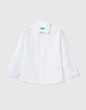 classic shirt in pure cotton