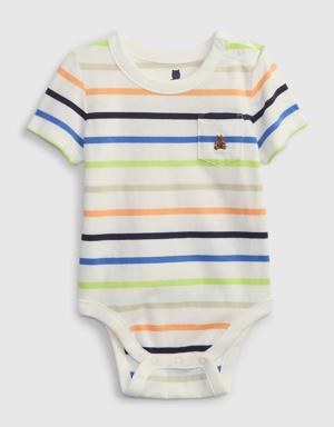 Baby 100% Organic Cotton Mix and Match Graphic Bodysuit multi