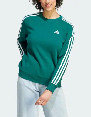 Adidas Essentials 3-Stripes Fleece Sweatshirt