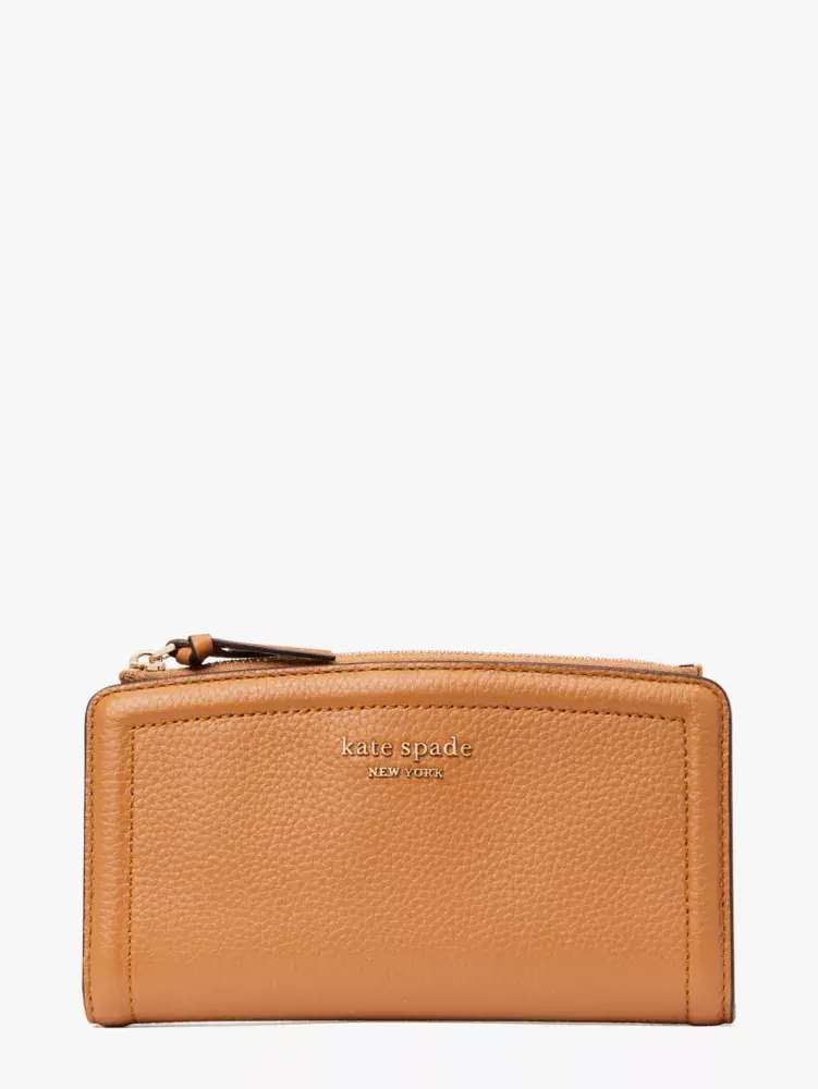 Kate Spade Knott Zip Slim Wallet. 1