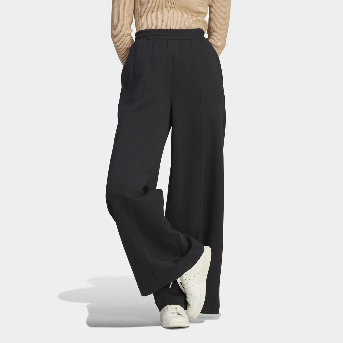 Adidas Premium Essentials Wide-leg Pintuck Tracksuit Bottoms. 1