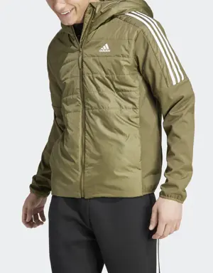 Adidas Giacca Essentials Insulated Hooded Hybrid