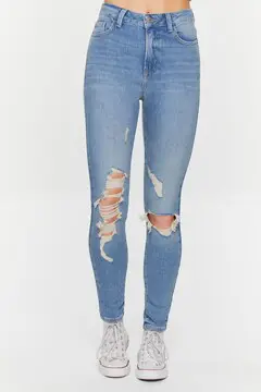 Forever 21 Forever 21 Hemp 10% Skinny Jeans Medium Denim. 2