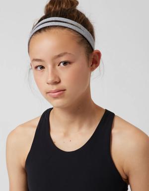 Athleta Girl Double Trouble Headband gray