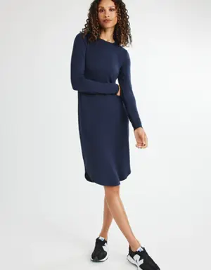 Good Feels Brushed Crewneck Dress