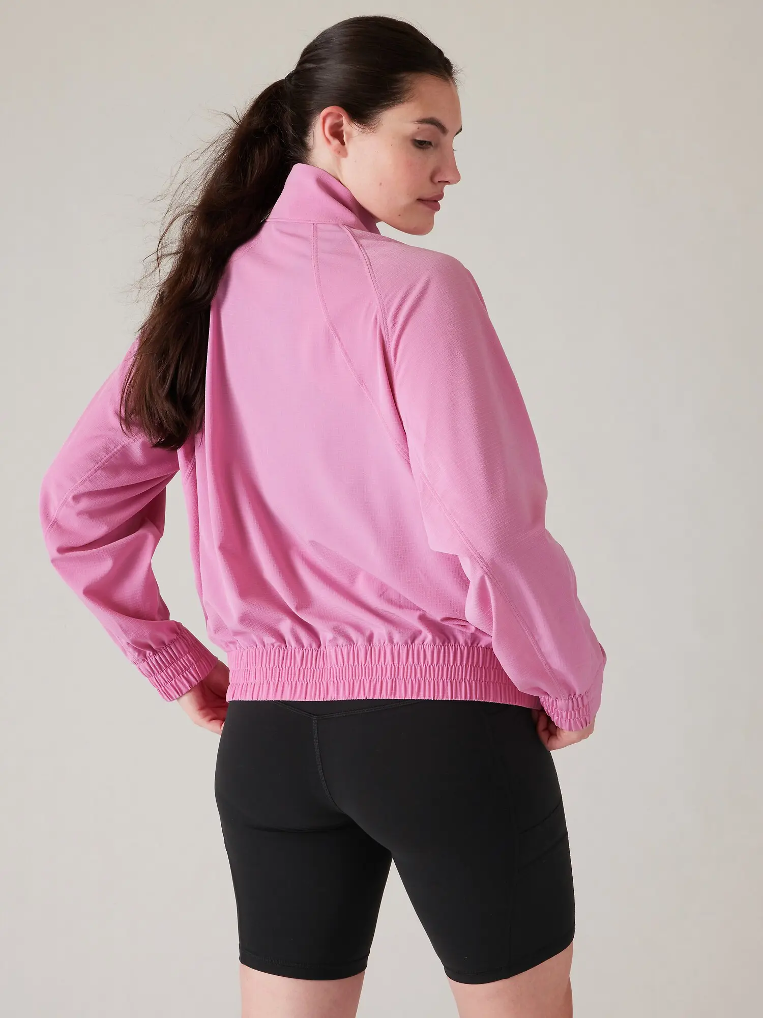 Athleta Boundless Popover pink. 1