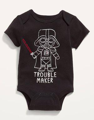 Unisex Licensed Pop-Culture Graphic Bodysuit for Baby black