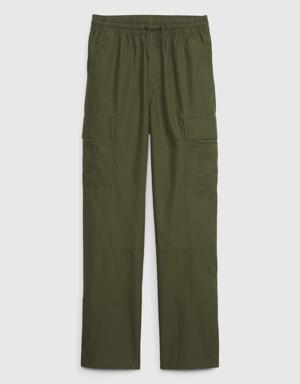 Kids Relaxed Cargo Pants green