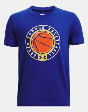 Boys' UA Basketball Logo Short Sleeve