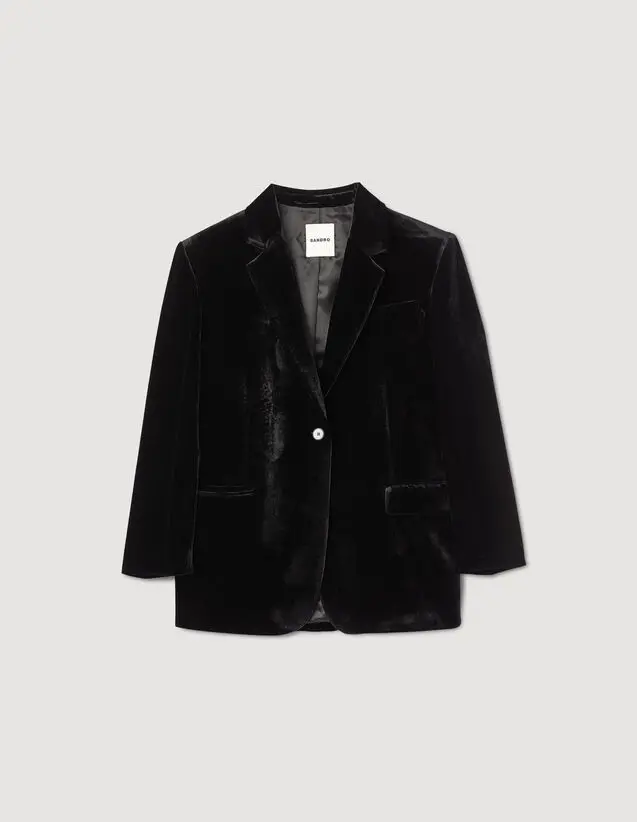 Sandro Velvet suit jacket. 2