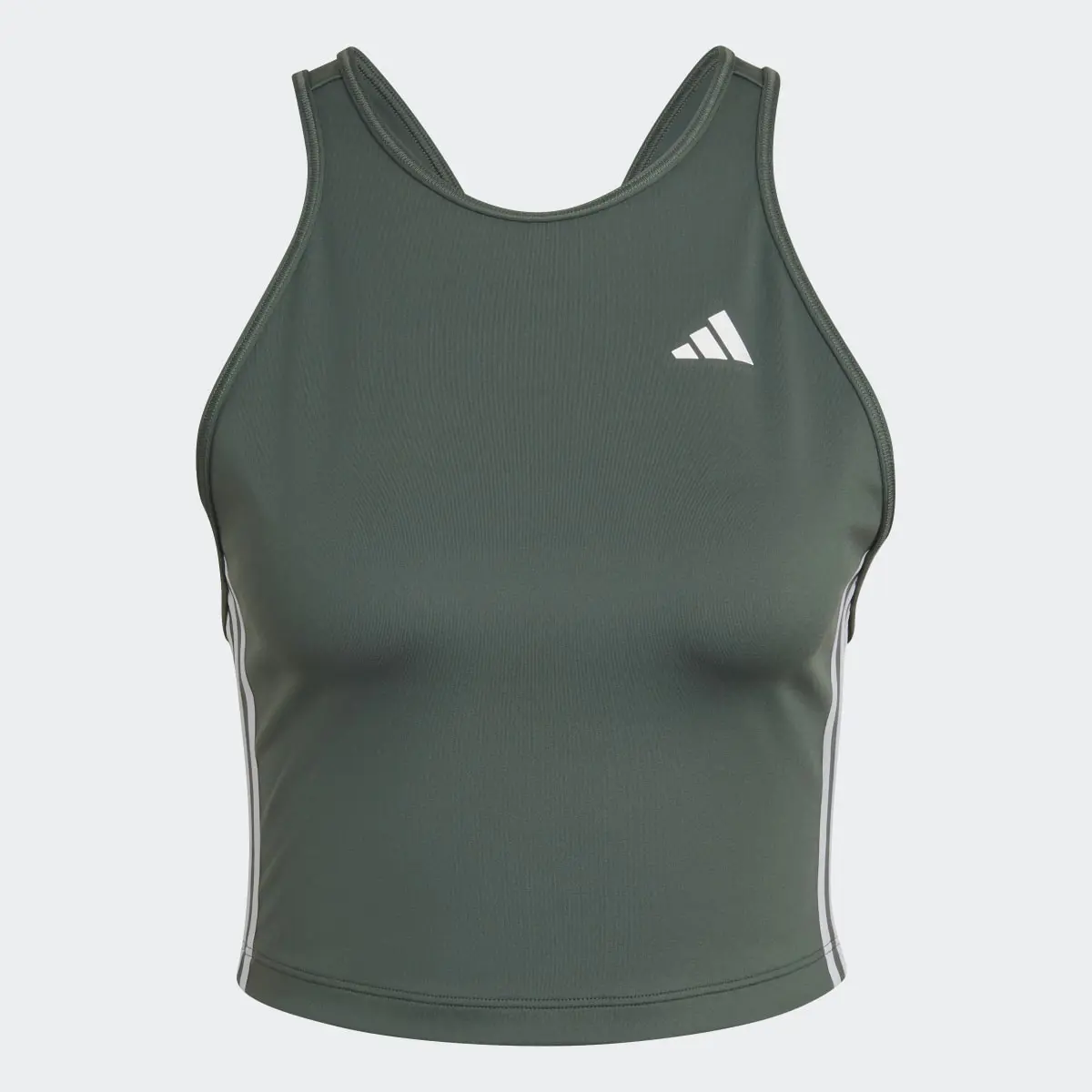 Adidas Canotta AEROREADY Made for Training 3-Stripes Crop. 1