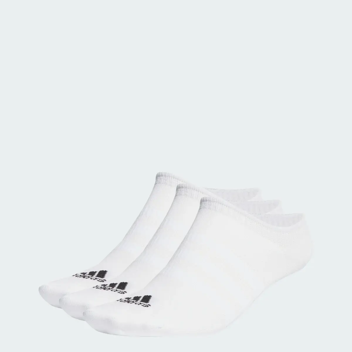 Adidas Thin and Light No-Show Socken, 3 Paar. 1