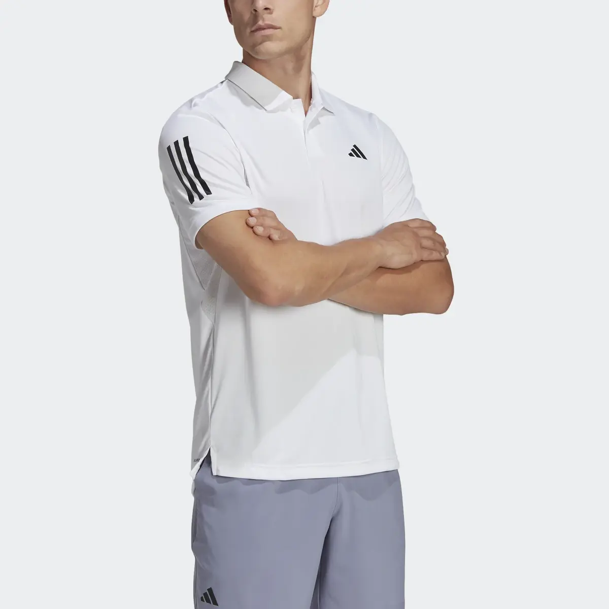 Adidas Club 3-Stripes Tennis Polo Shirt. 1