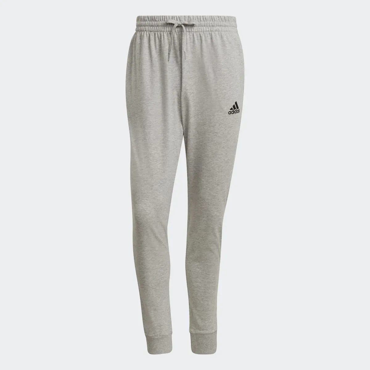 Adidas Essentials Single Jersey Tapered Cuff Pants. 1