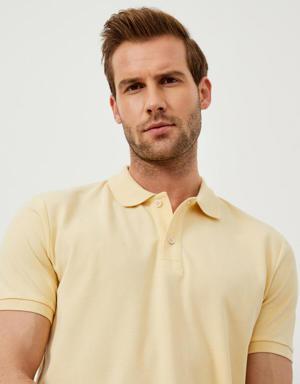 Polo Yaka %100 Pamuk Regular Fit Basic Tişört