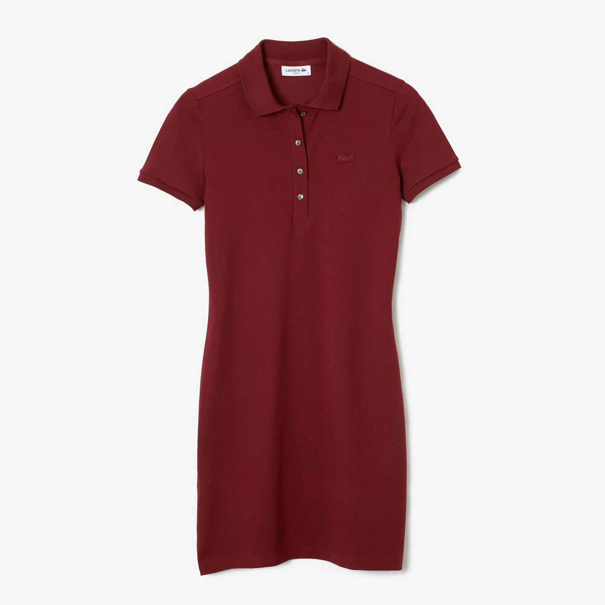 Lacoste Vestido polo en piqué de algodón stretch para mujer. 2 Lacoste Vestido polo en piqué de algodón stretch para mujer. 2