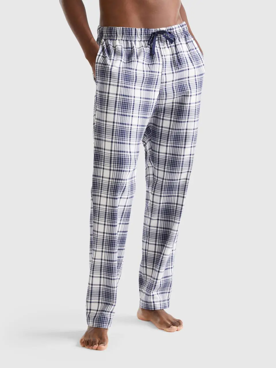 Benetton check trousers. 1